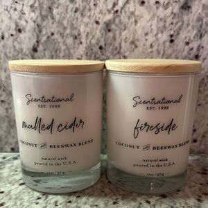 ScentSational Mulled Cider and Fireside Candle Set